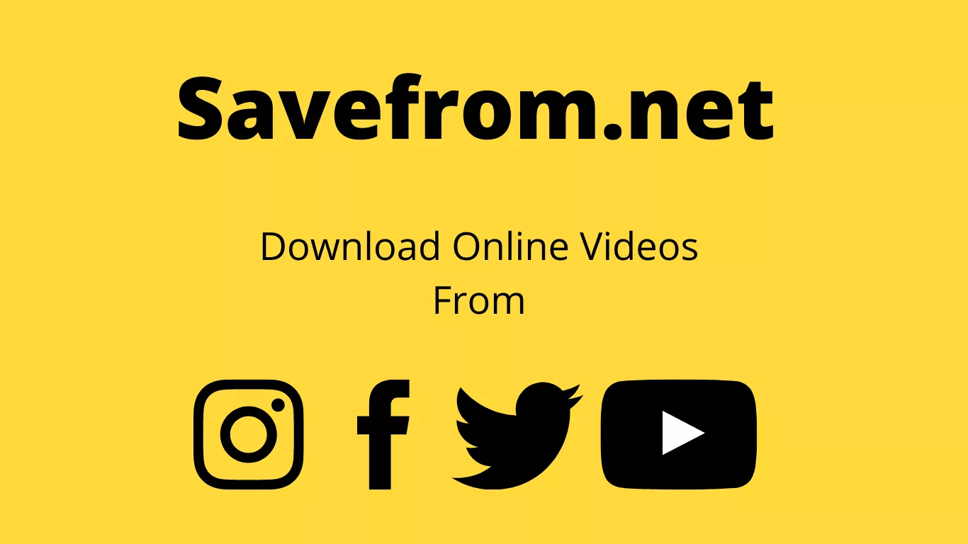 Save From Net Online Video Download APK With - Savefrom.net | Hindi  Reporters